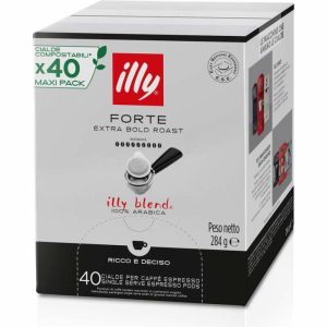 kava Illy - Cialde - blazinice - ese - Forte - 40 kos