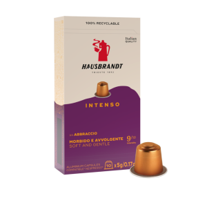 Kava Hausbrandt - Nespresso kompatibilne kapsule - INTENSO - 10 kos