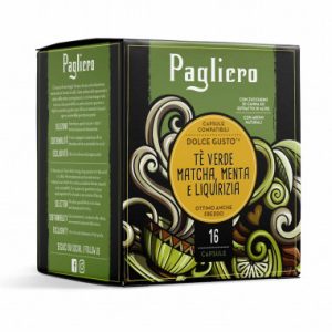 Pagliero - DG sistem, zeleni čaj - MATCHA, METa in LIKORICIJA - 16 kos