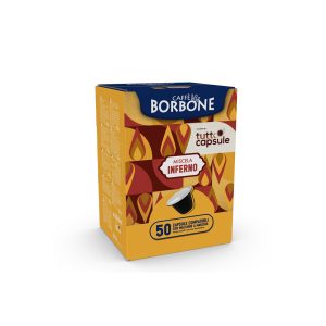 BORBONE - za Tuttocapsule - rdeča Inferno - za Nespresso® - 50 kos