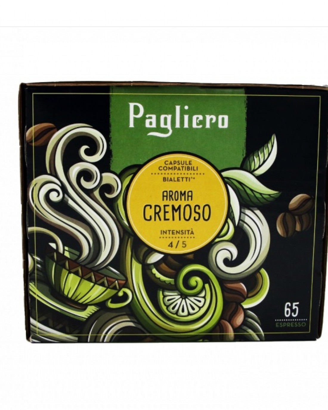 Pagliero Aroma Cremoso - kapsule za Bialetti sistem - 65 kos