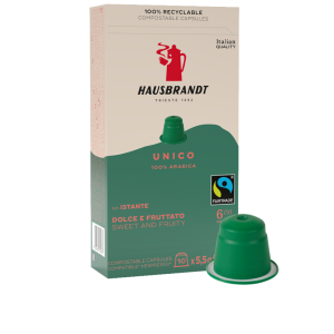 Kava Hausbrandt - Nespresso kompatibilne kapsule - UNICO - 10 kos