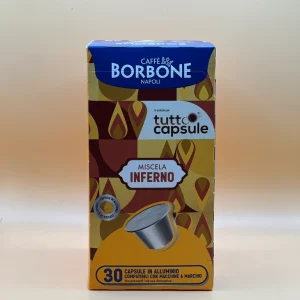 BORBONE - za Tuttocapsule - rdeča Inferno - za Nespresso® - 30 kos