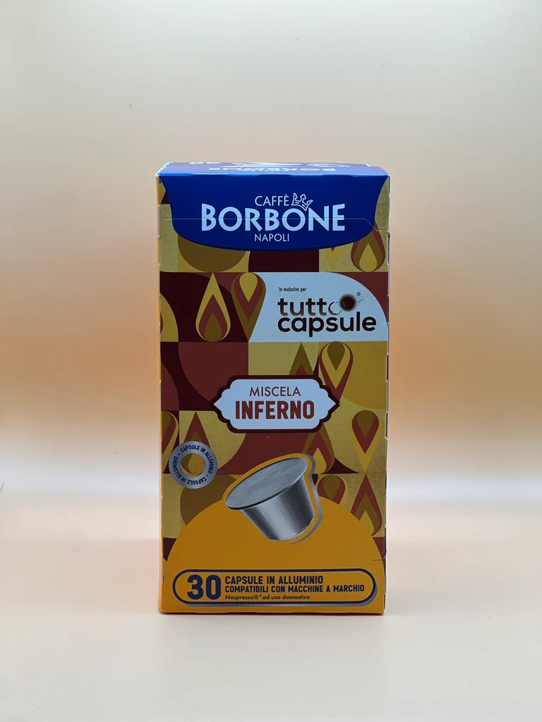 BORBONE - za Tuttocapsule - rdeča Inferno - za Nespresso® - 30 kos