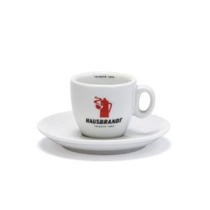 Skodelica espresso “Logo Hausbrandt” rdeče barve - 1 kos